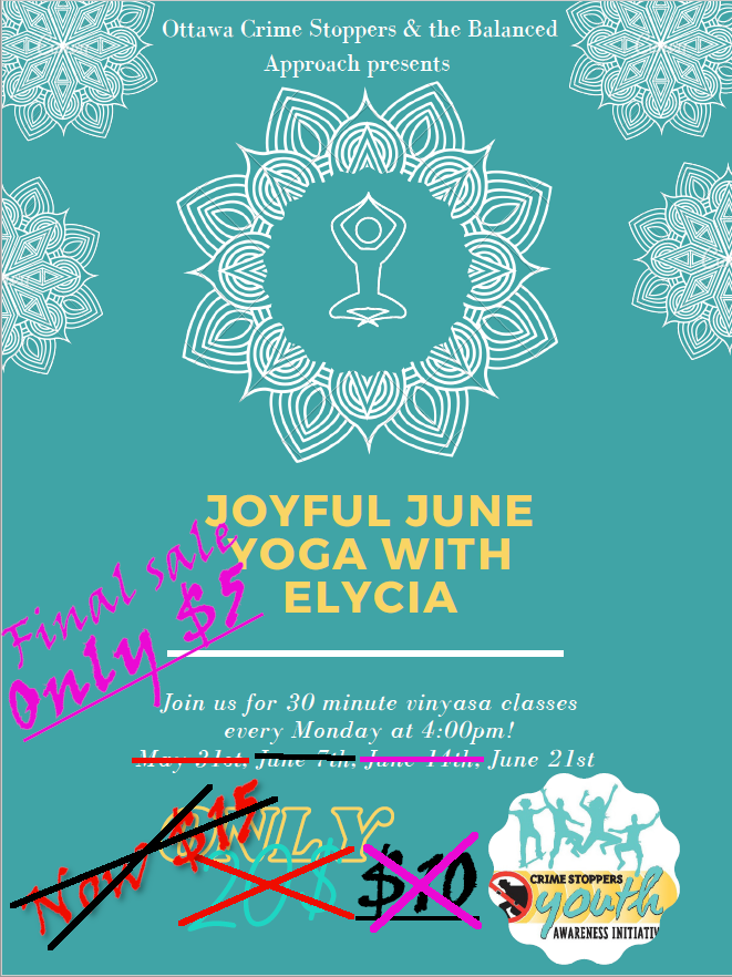 Joyful June Yoga with Elycia poster