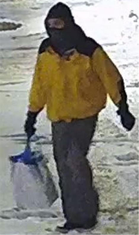 Suspect to be identified in an arson